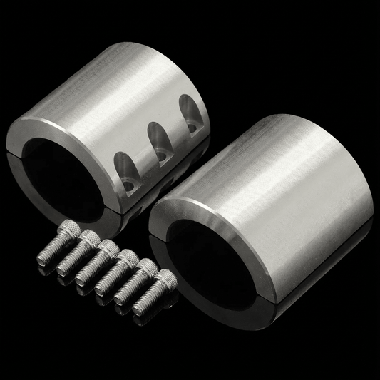 Split Collar Tube Clamps Compatible with UTV Roll Bar Connector Weldable Tube Clamps Mounts - SuchATV